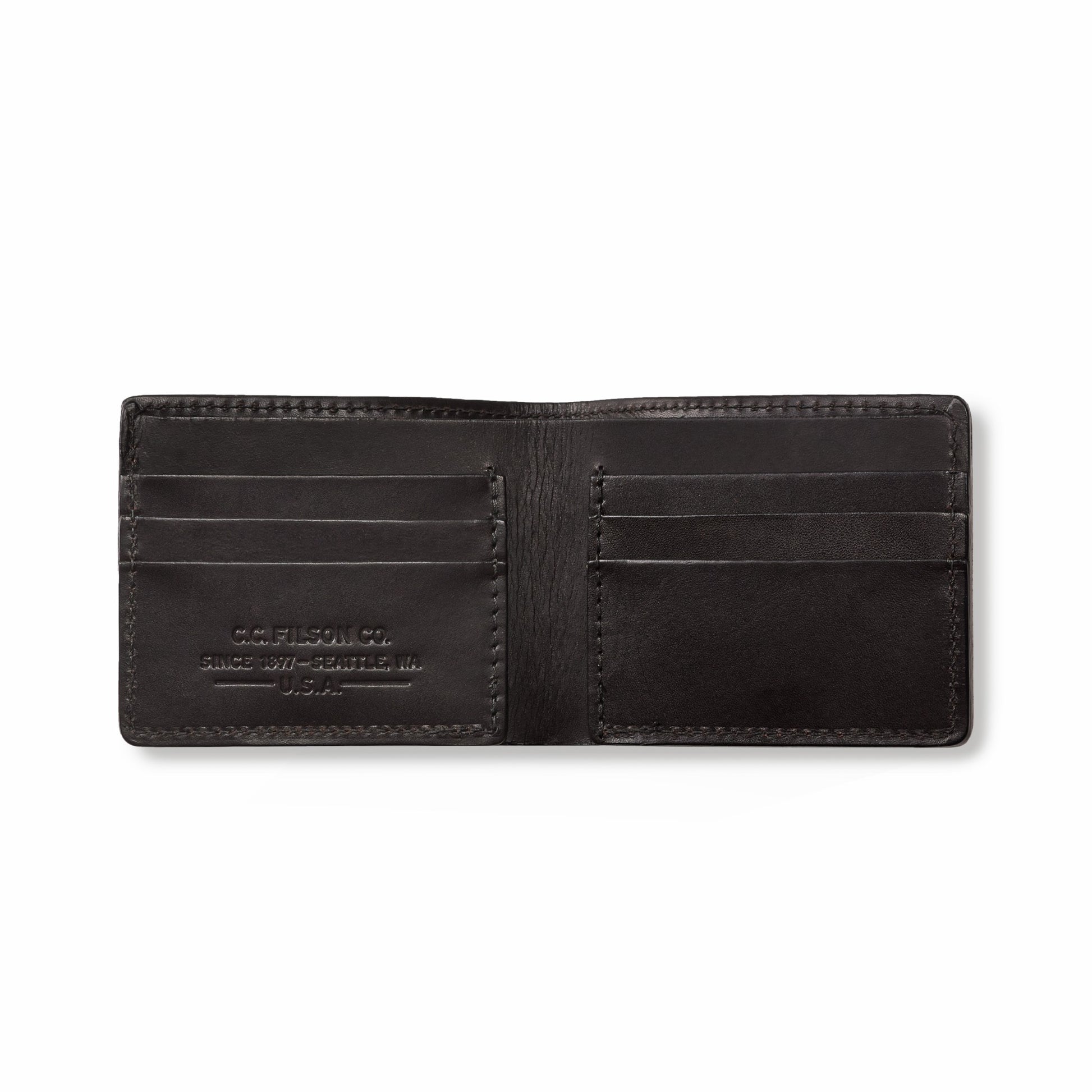 Filson Gear Bridle Leather Bi-fold Wallet - Brown Leather