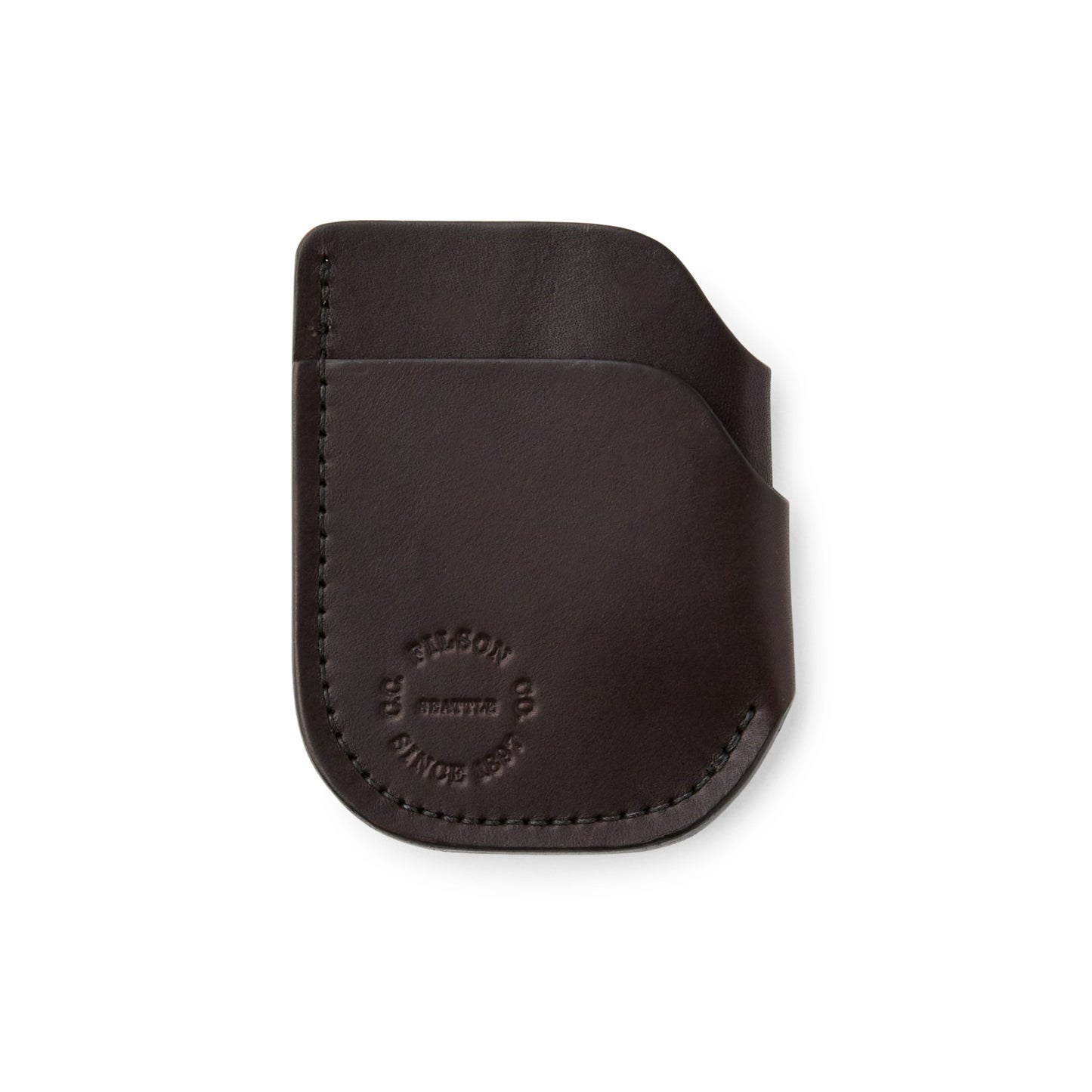 Filson Gear Bridle Leather Front Pocket Cash & Card Case - Brown Leather