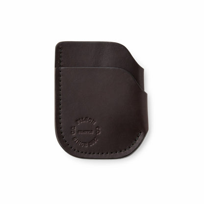 Filson Gear Bridle Leather Front Pocket Cash & Card Case - Brown Leather