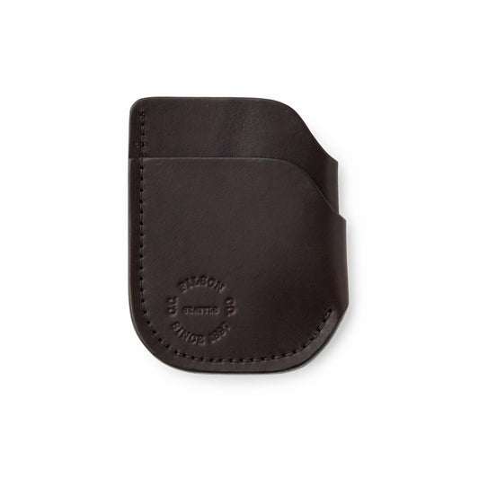 Filson Gear Bridle Leather Front Pocket Cash & Card Case - Brown Leather