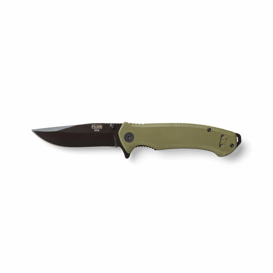 Filson Gear Assisted Opening Knife - Olive/black