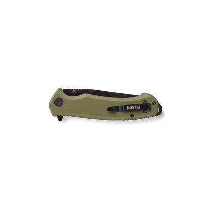 Filson Gear Assisted Opening Knife - Olive/black