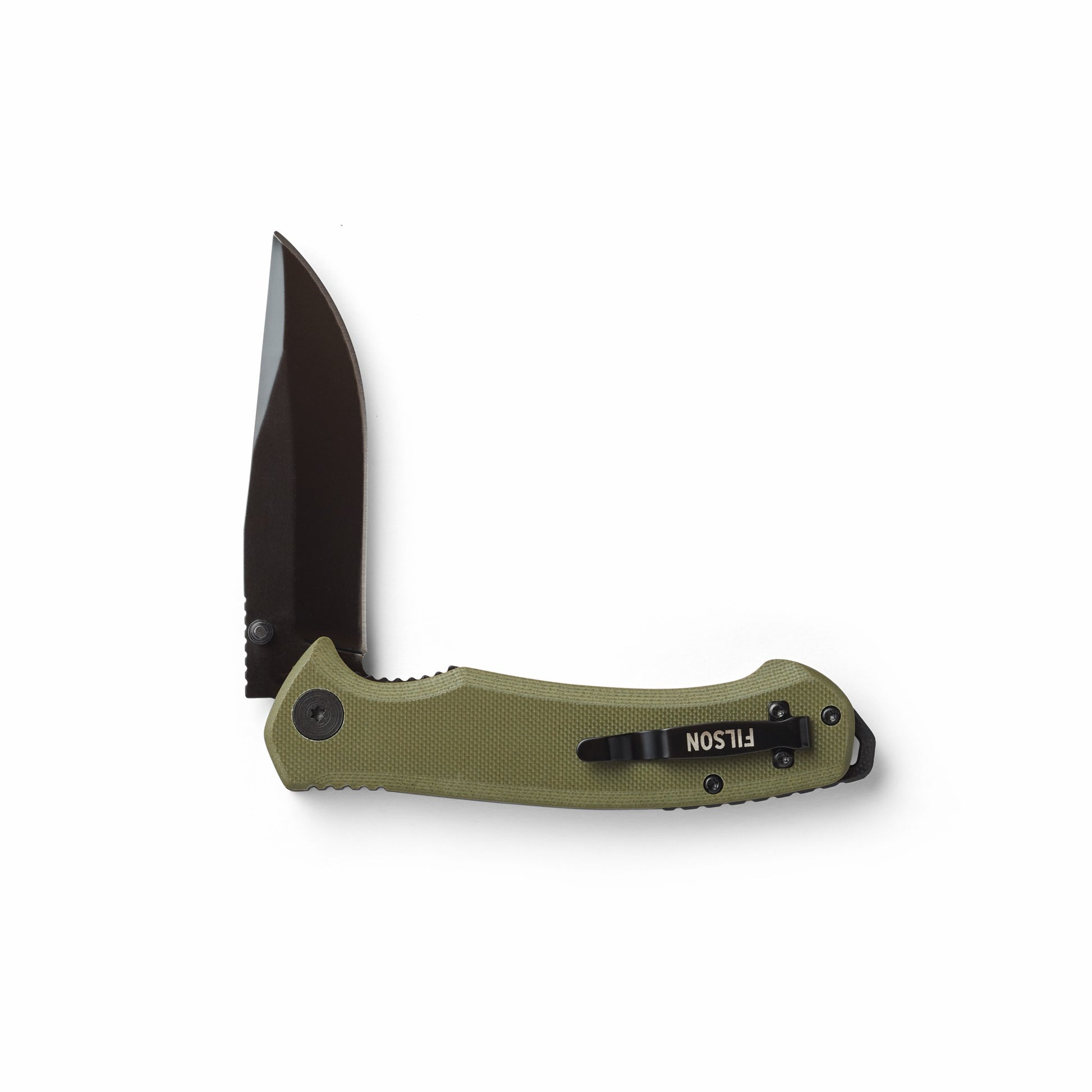 Filson Gear Assisted Opening Knife - Olive/black