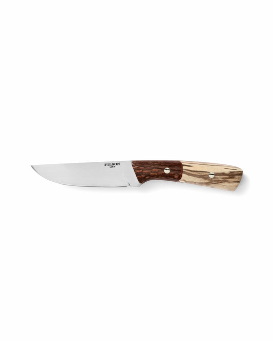 Filson Gear Graycloud Tracker Knife - Spalted Alder / Leopardwood
