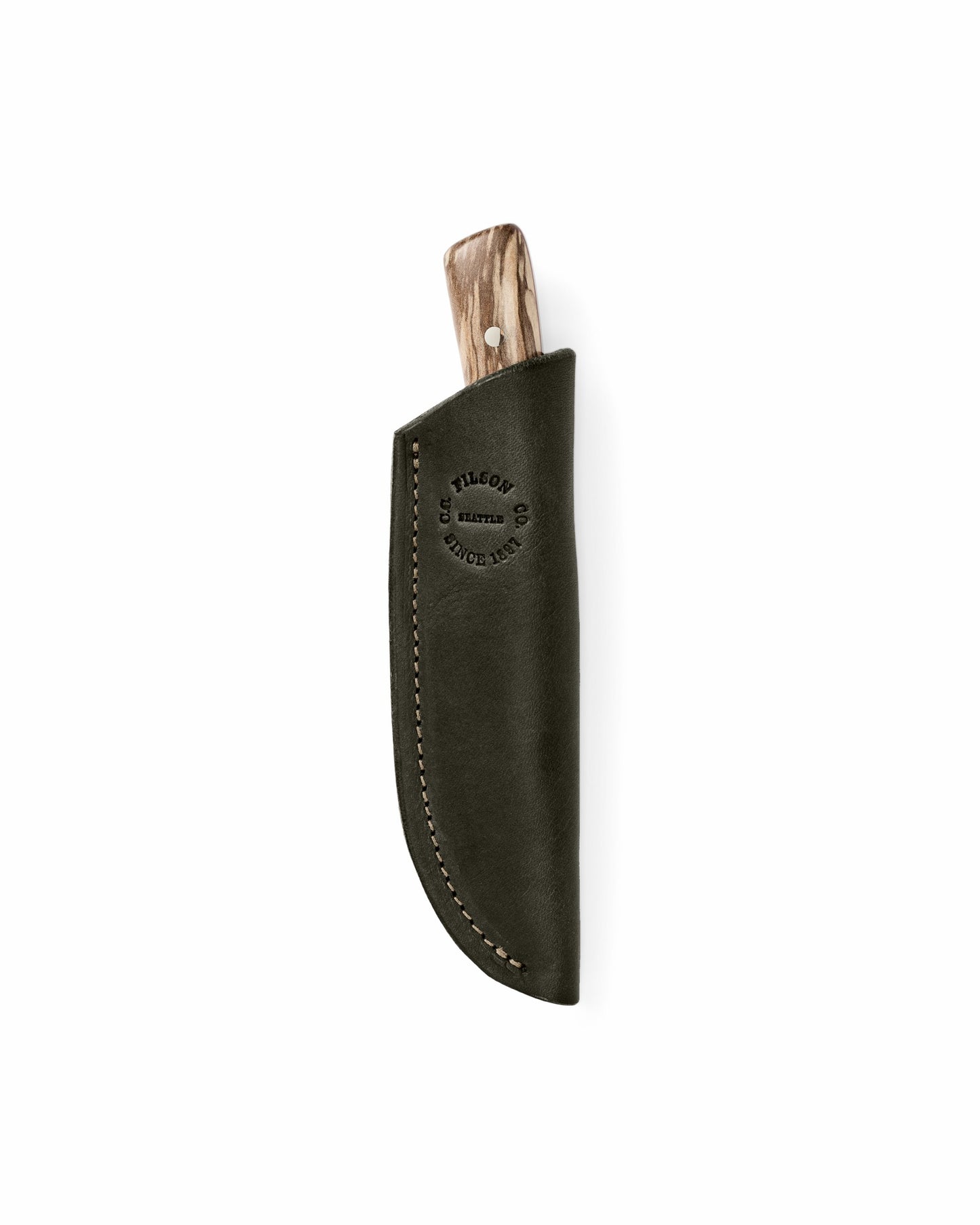 Filson Gear Graycloud Tracker Knife - Spalted Alder / Leopardwood