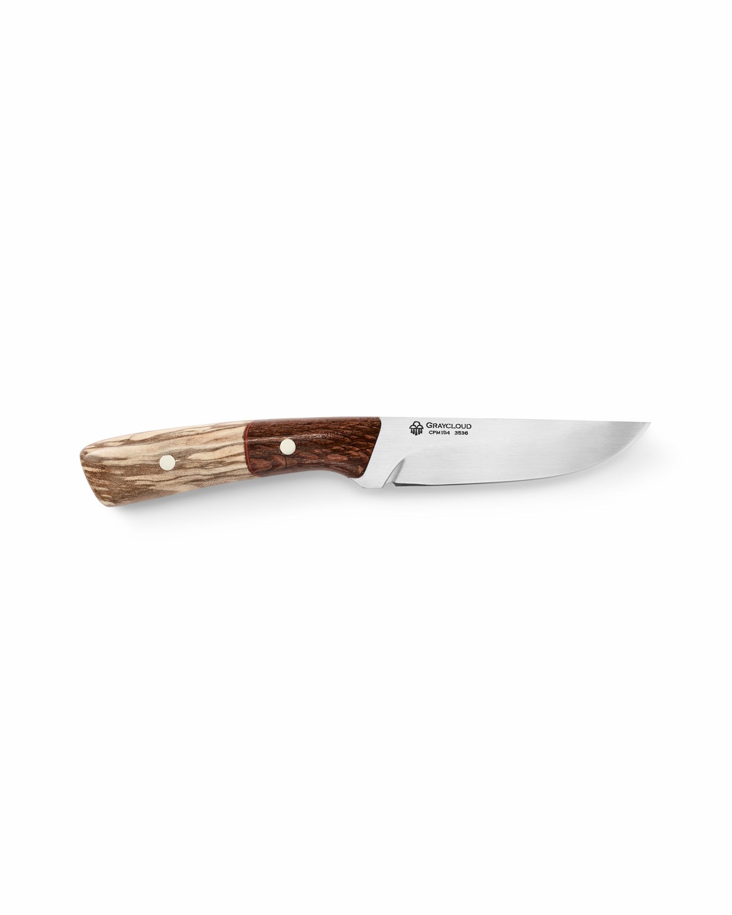 Filson Gear Graycloud Tracker Knife - Spalted Alder / Leopardwood