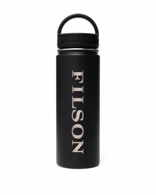 Filson Gear Insulated Water Bottle - Black / Logo