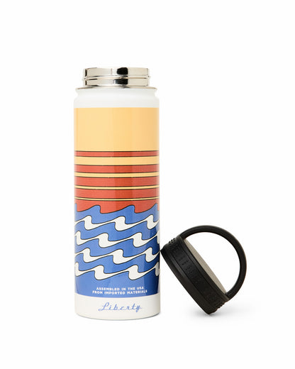 Filson Gear Insulated Water Bottle - White / Dusk Fish