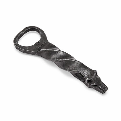 Filson Gear Handcrafted Bottle Opener — Wolf Head
