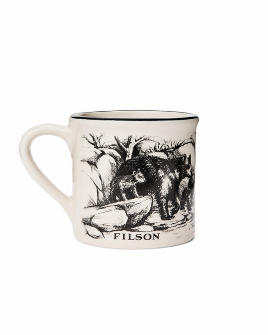 Filson Gear Stoneware Mug - Natural / Bears