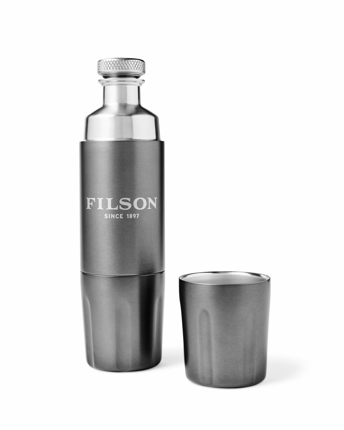 Filson Gear High Camp 750ml Firelight Flask - Gunmetal