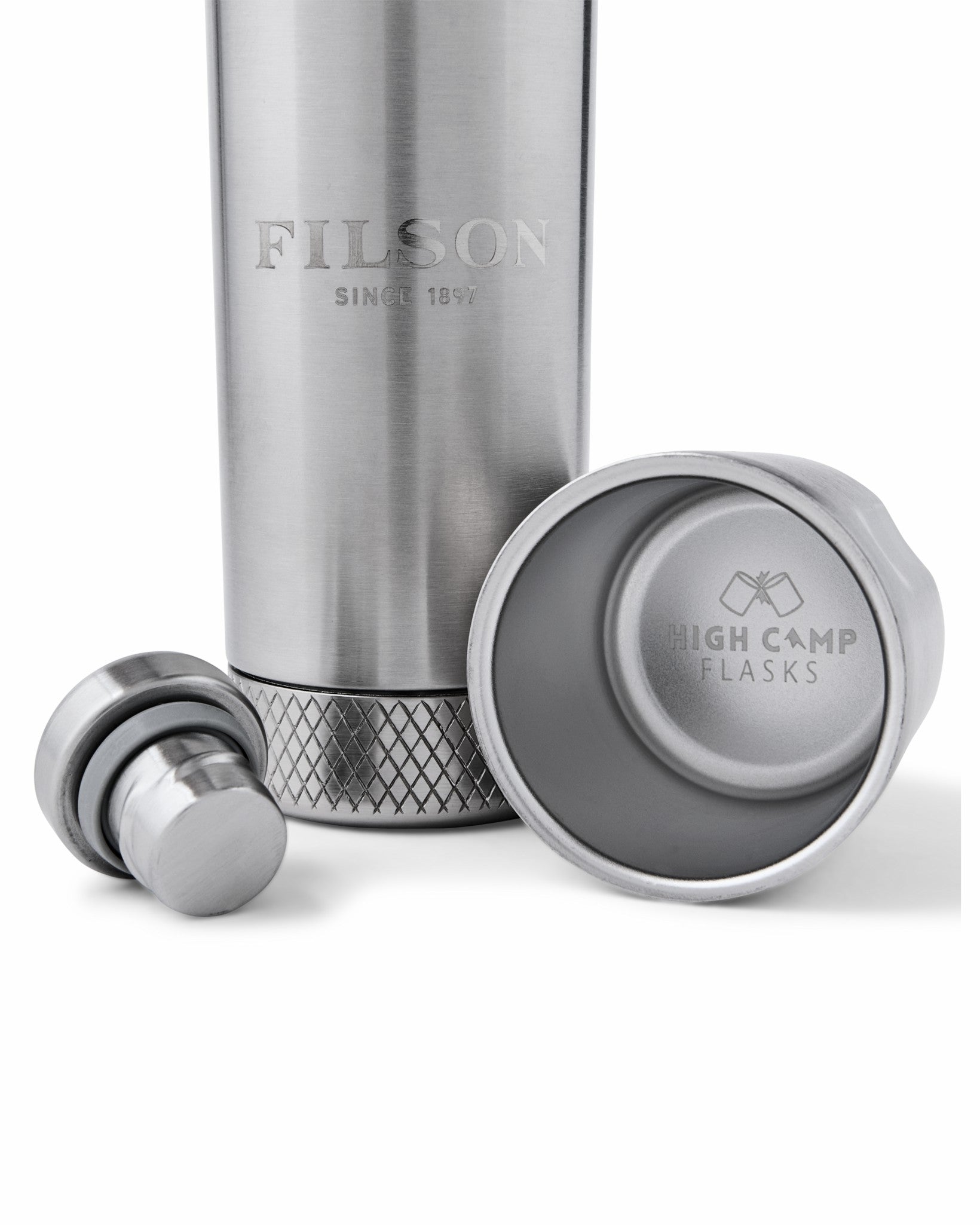 Filson Gear High Camp 9-oz. Torch Flask - Stainless Steel