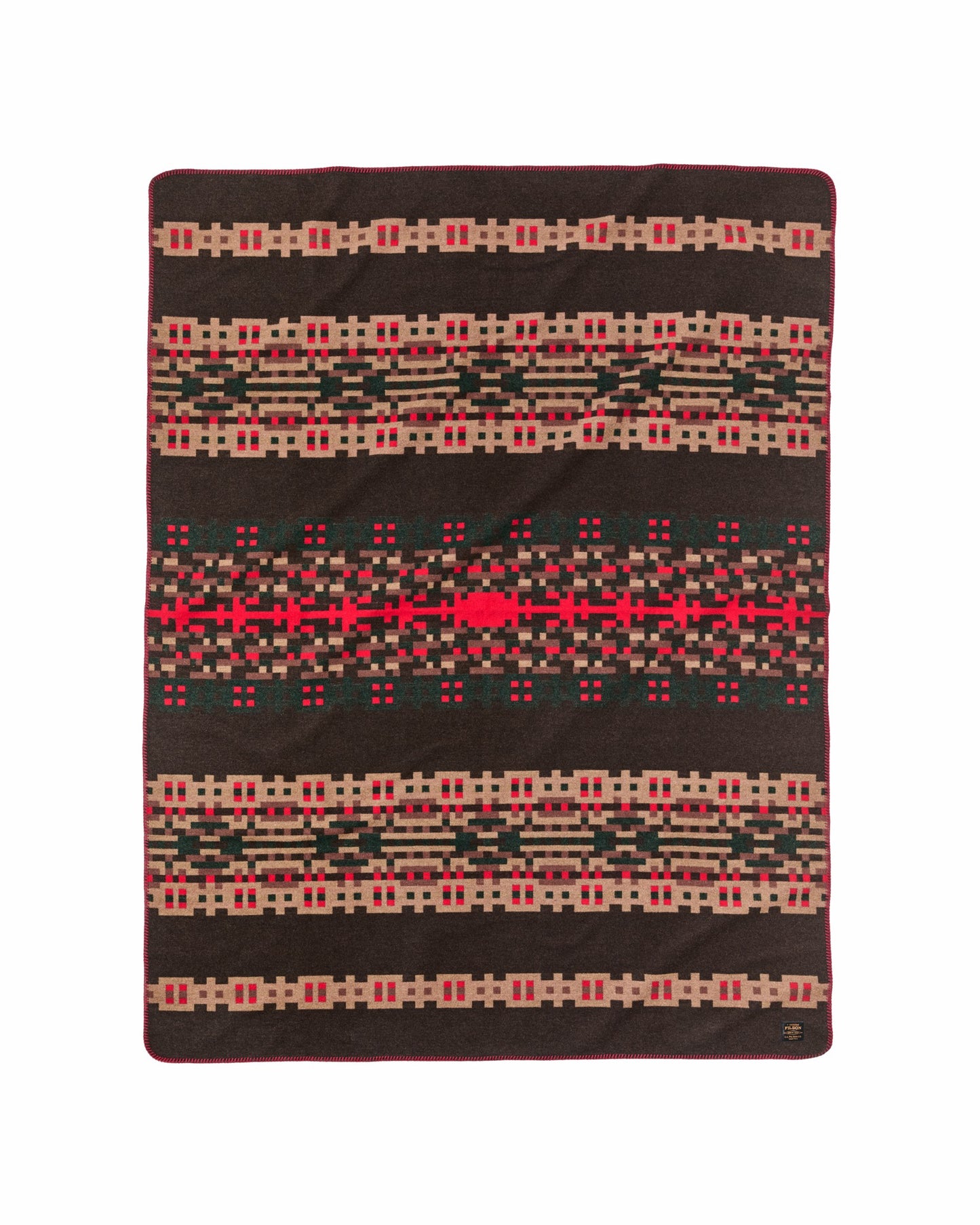 Filson Gear Wool-blend Blanket - Brown / Port Multi