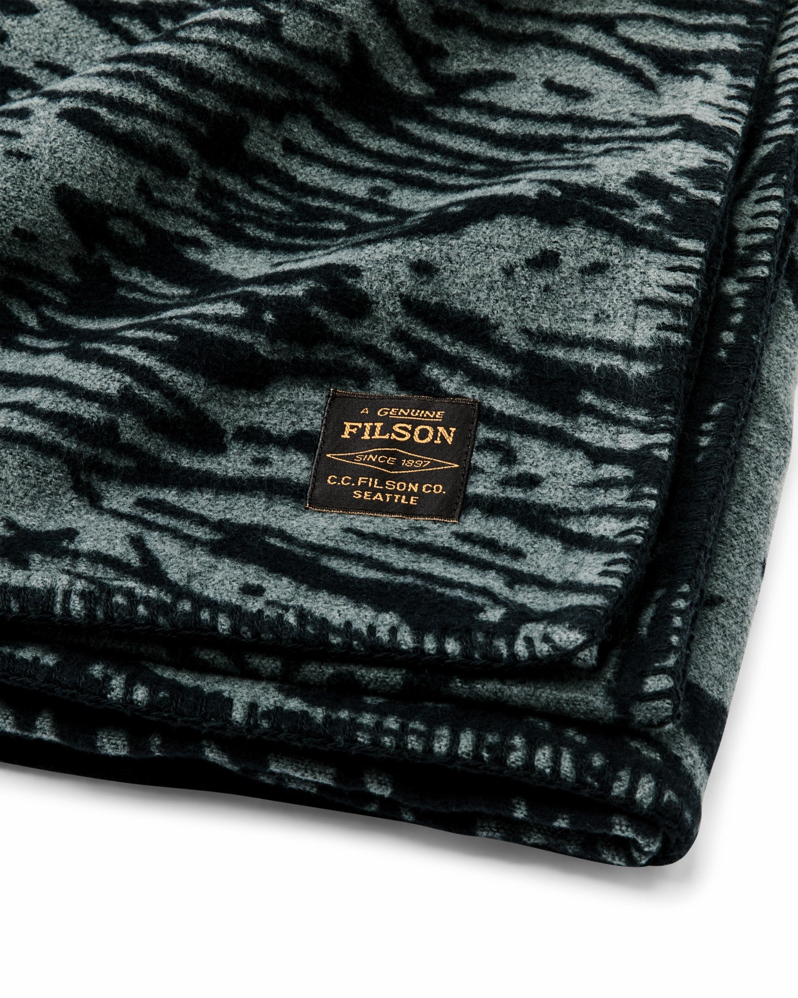 Filson Gear Cotton Blanket - Balsam Green / Marshlands