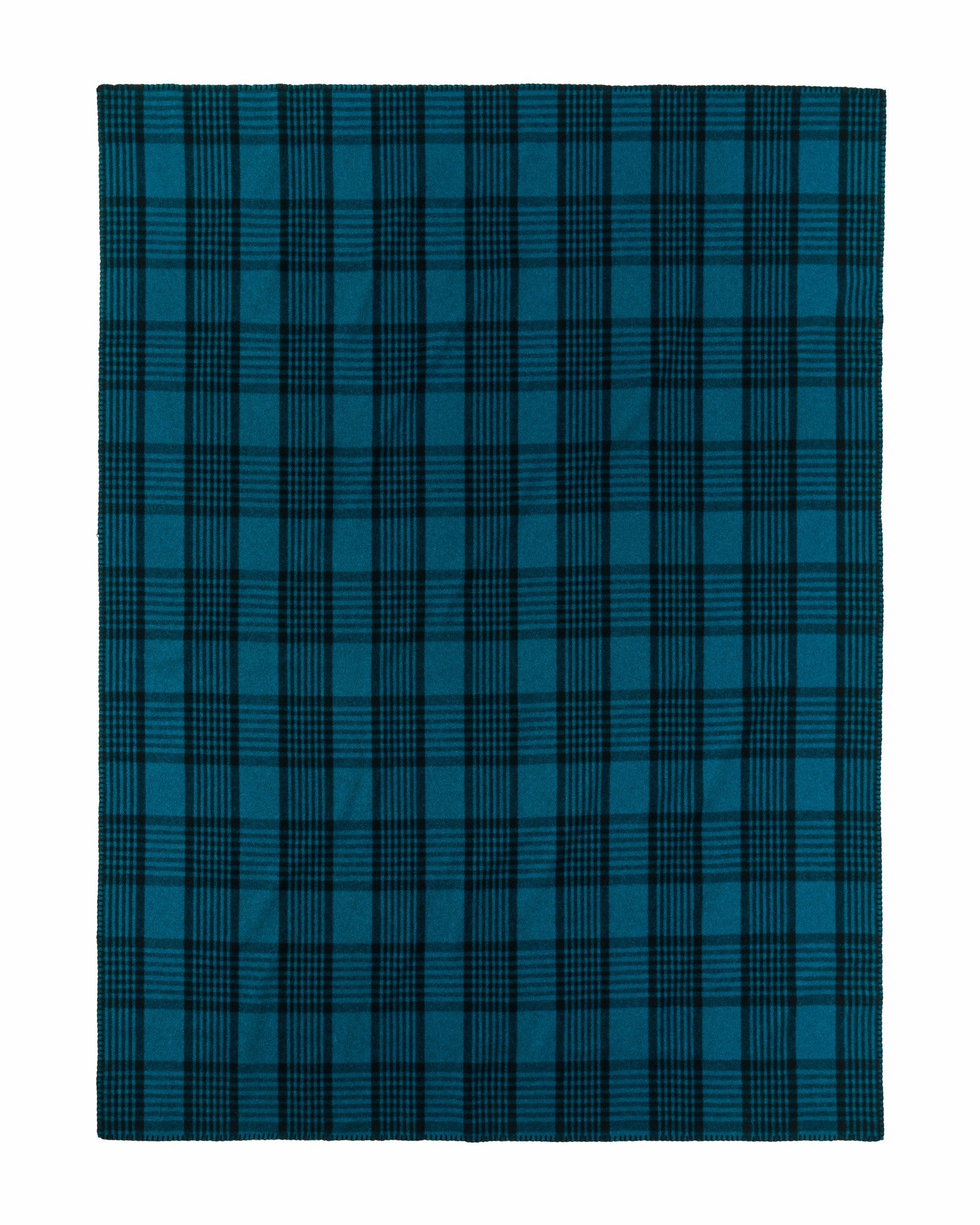 Filson Gear Mackinaw Wool Blanket - Blue / Black Plaid