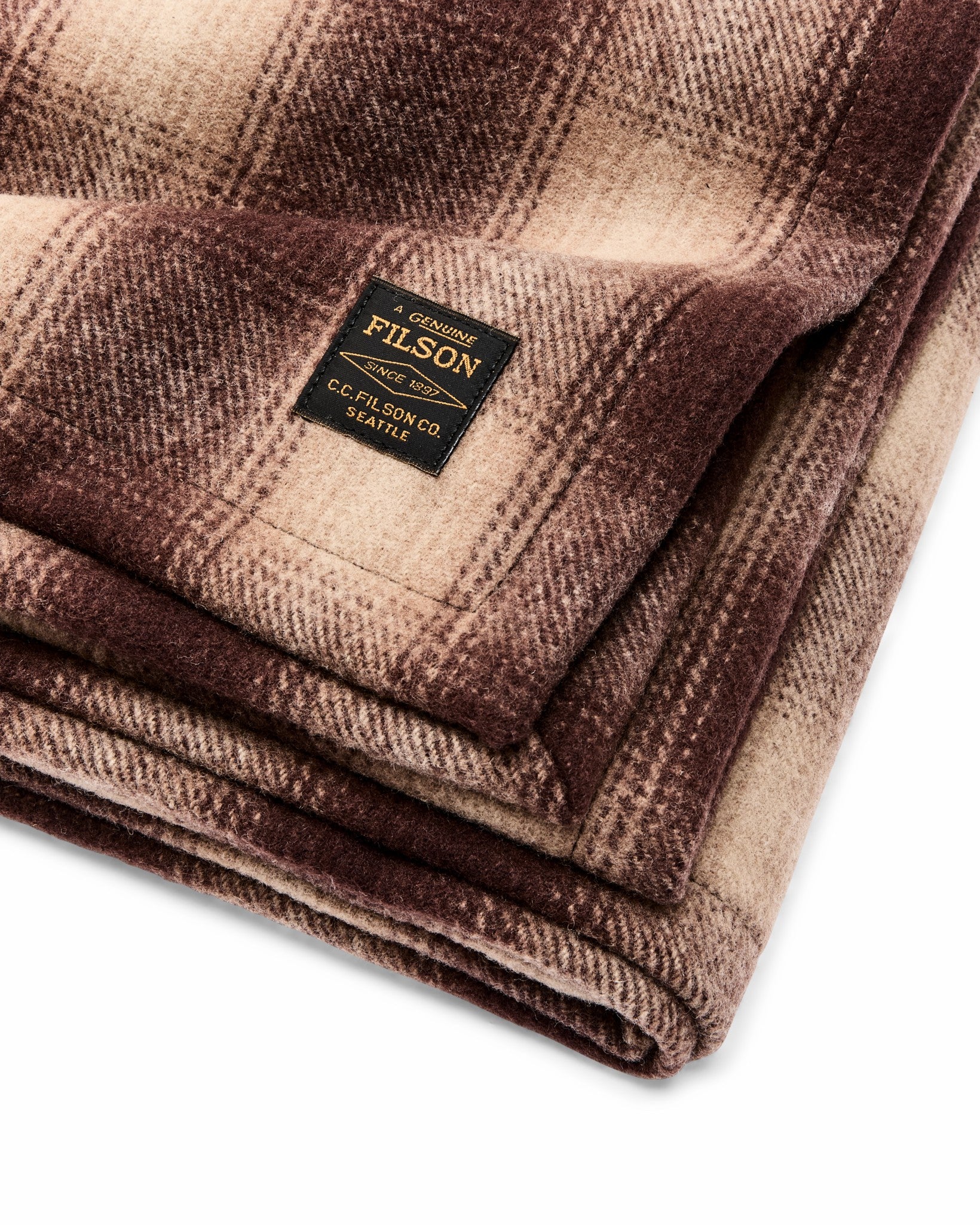 Filson Gear Mackinaw Wool Surplus Blanket - Brown / Tan Ombre