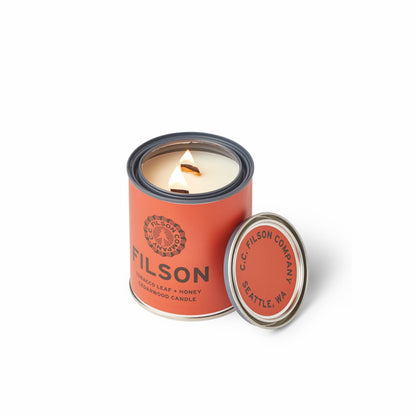 Filson Gear Tobacco Leaf & Honey Scented Candle