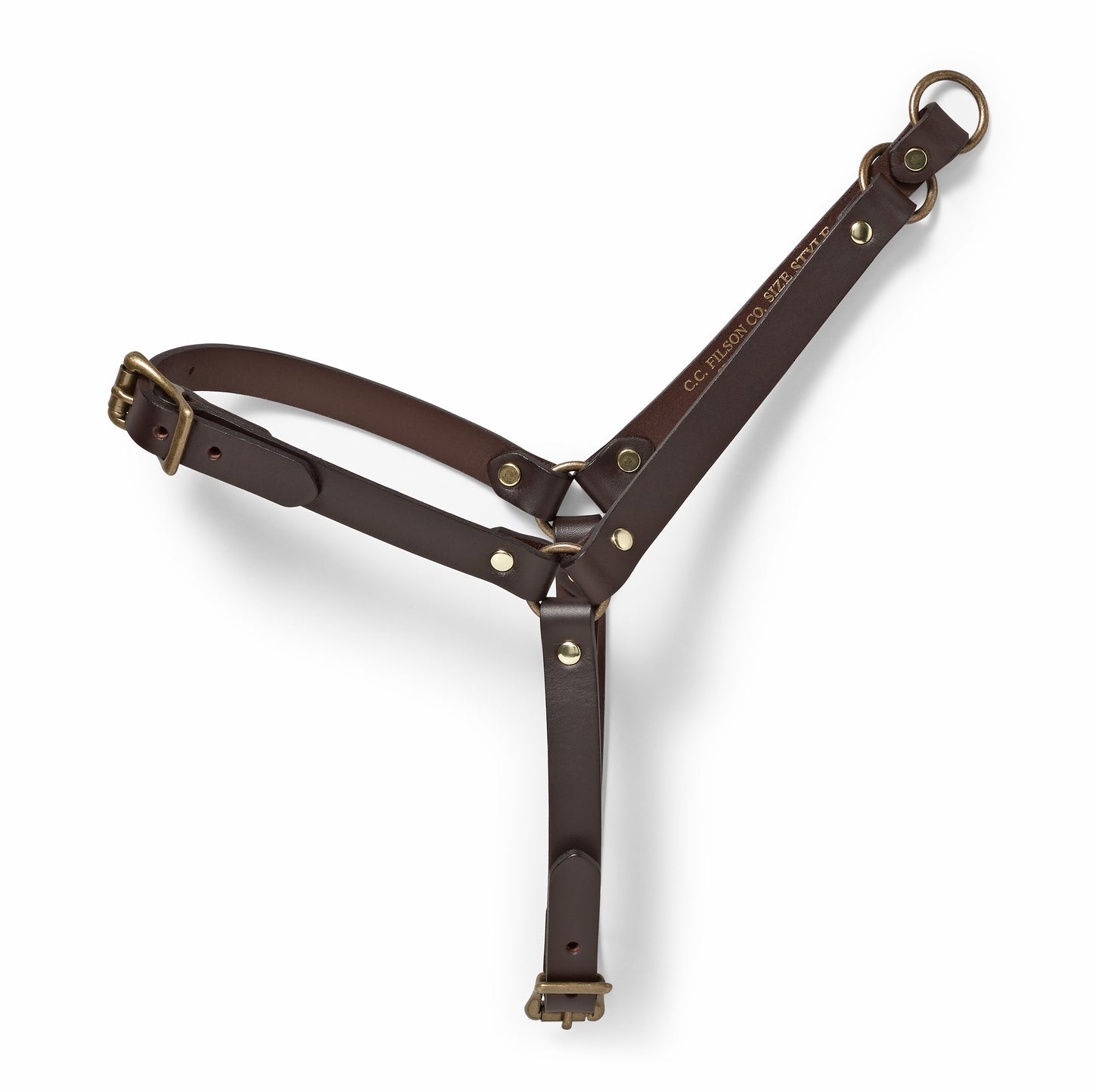 Filson Gear Bridle Leather Dog Harness
