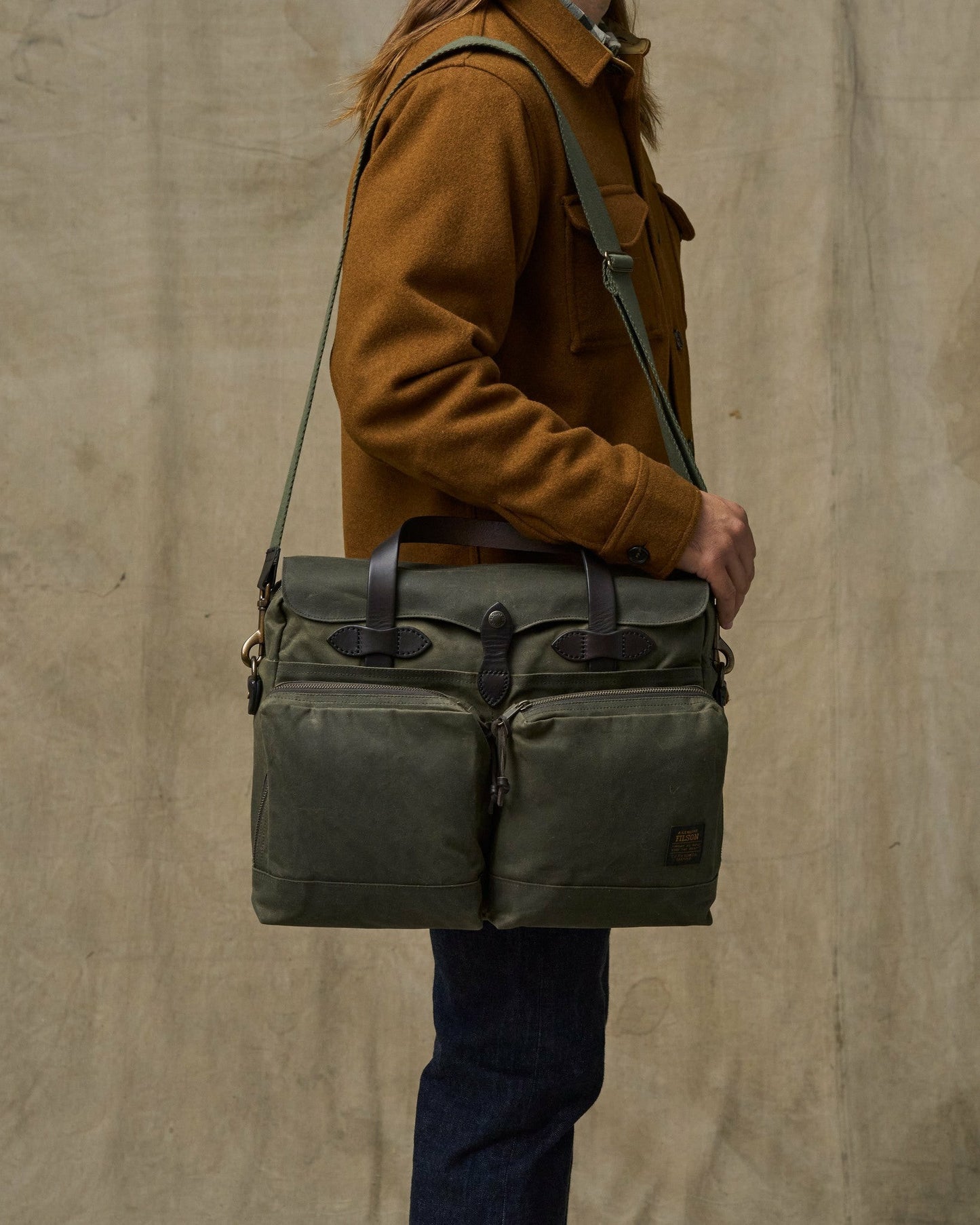 Filson Bags 24 Hour Tin Cloth Briefcase