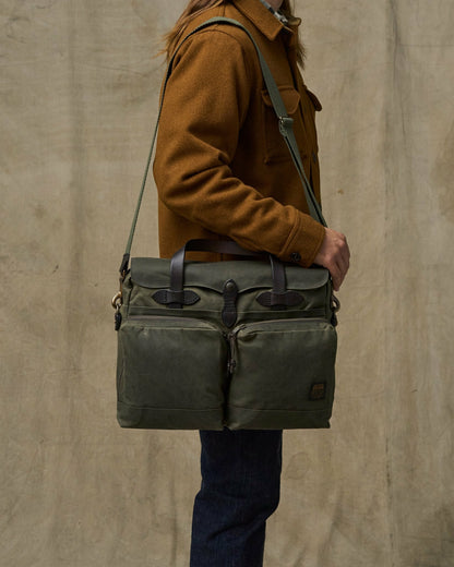 Filson Bags 24 Hour Tin Cloth Briefcase