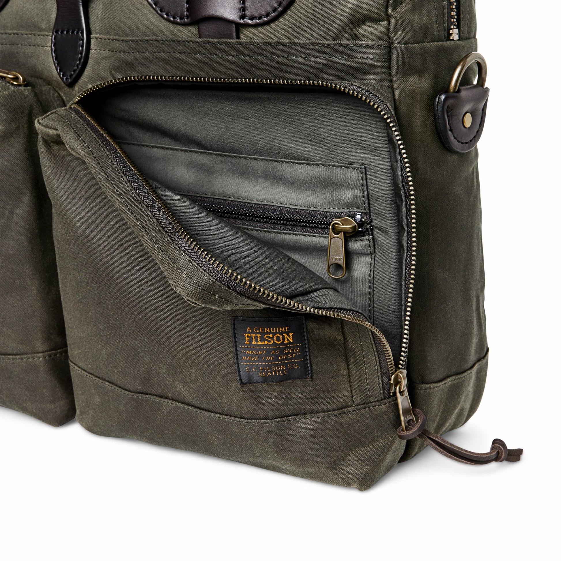 Filson Bags 24 Hour Tin Cloth Briefcase
