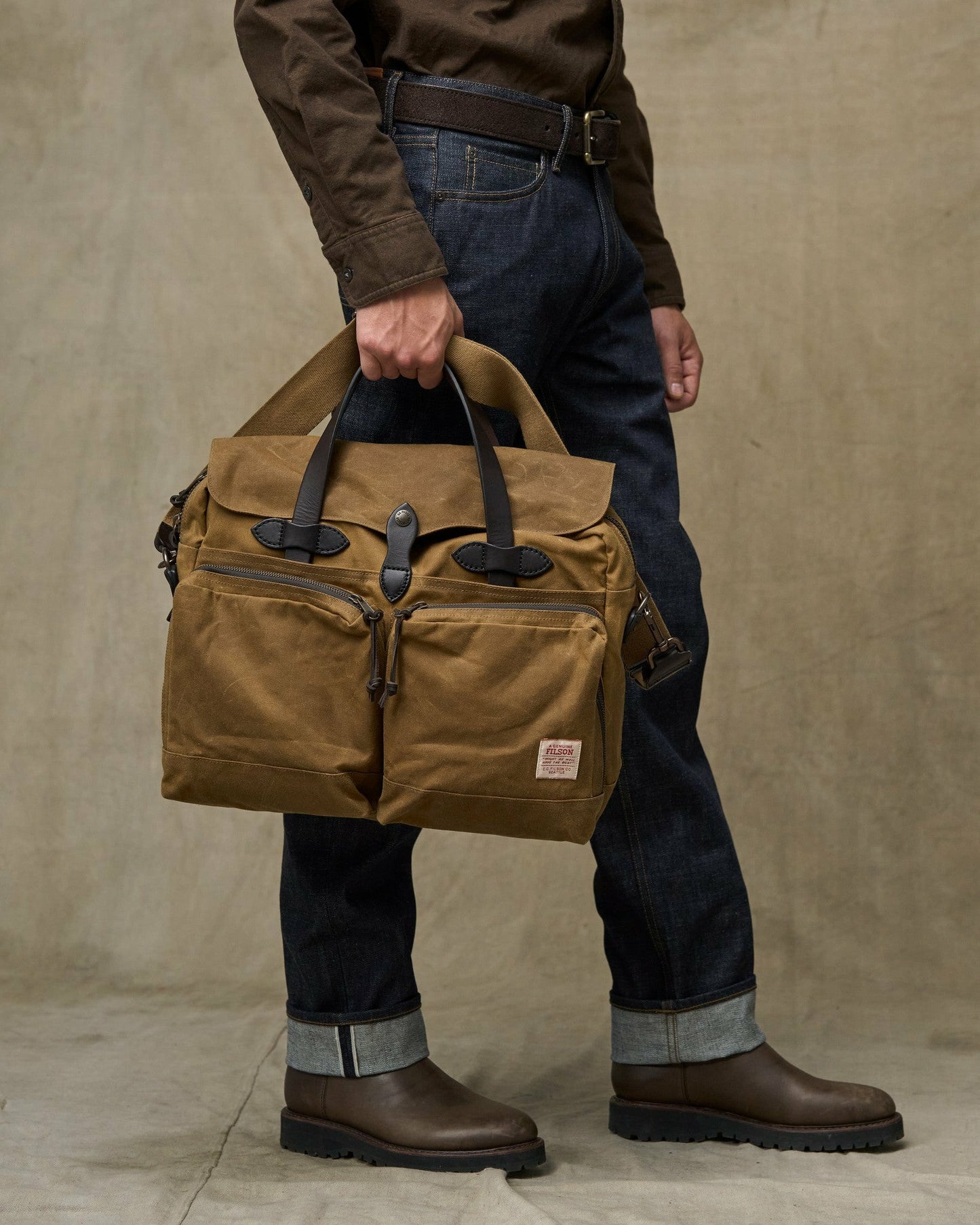 Filson Bags 24 Hour Tin Cloth Briefcase