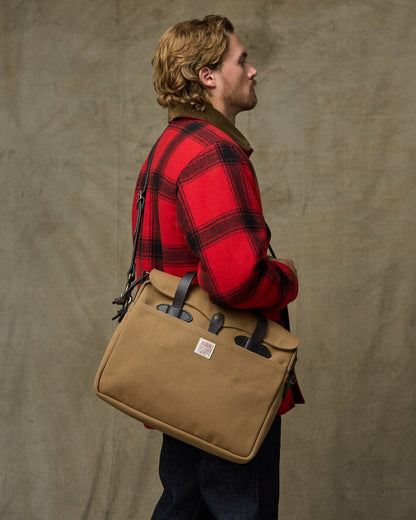 Filson Bags Rugged Twill Original Briefcase - Tan