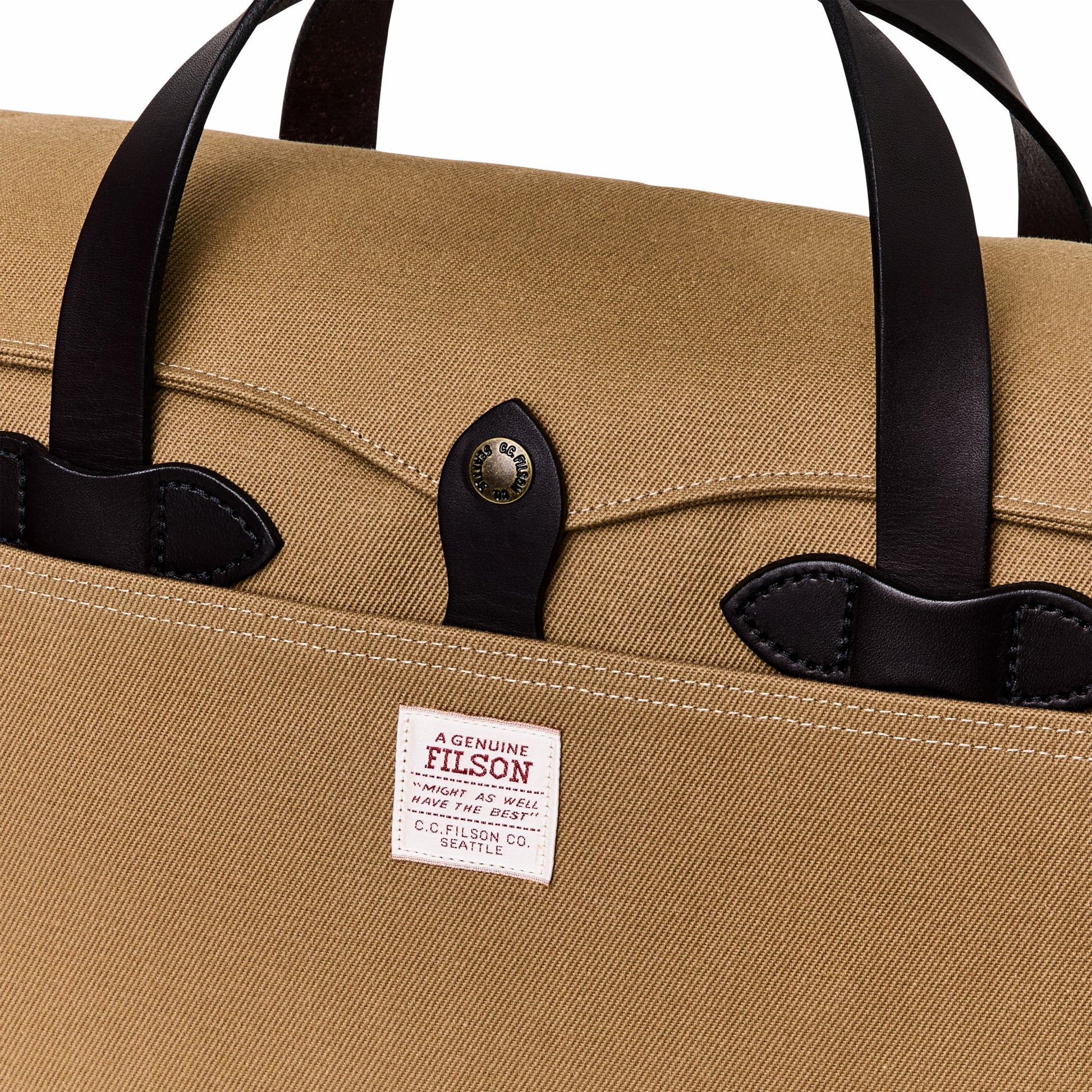 Filson Bags Rugged Twill Original Briefcase - Tan