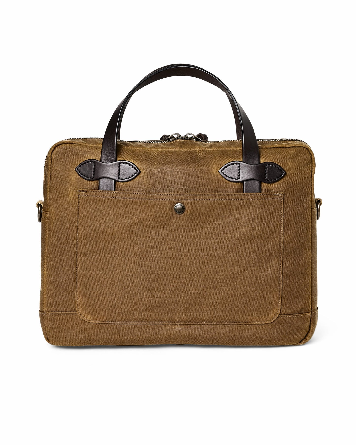 Filson Bags Tin Cloth Compact Briefcase - Dark Tan