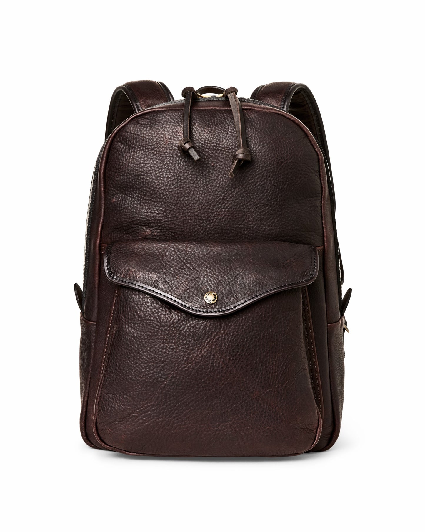 Filson Bags Heritage Leather Journeyman Backpack - Ballard Brown
