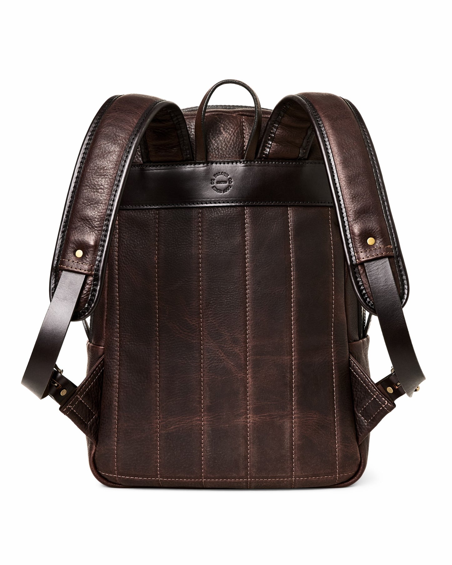 Filson Bags Heritage Leather Journeyman Backpack - Ballard Brown