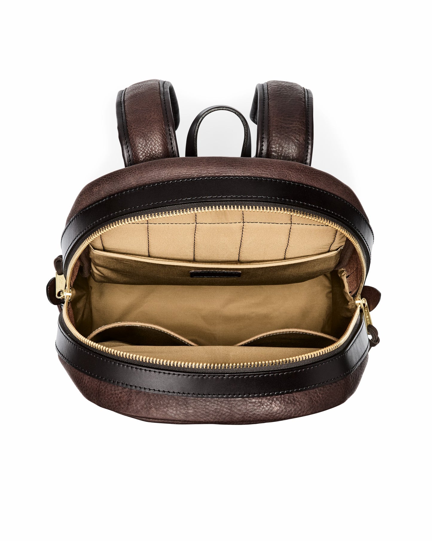 Filson Bags Heritage Leather Journeyman Backpack - Ballard Brown