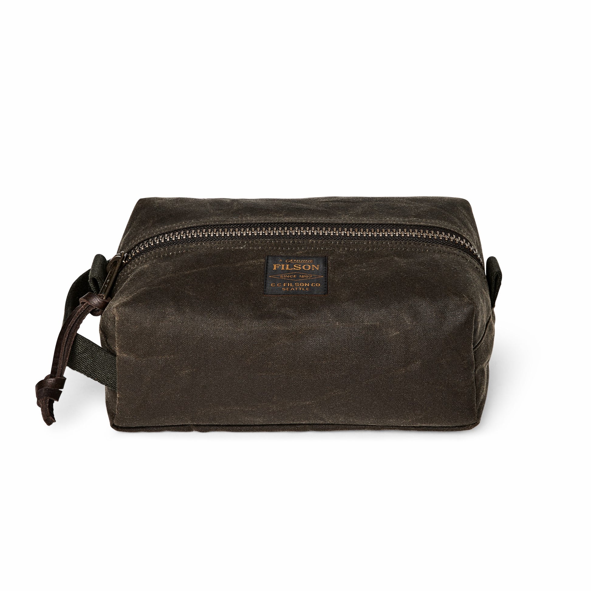 Filson Bags Tin Cloth Dopp Kit - Otter Green