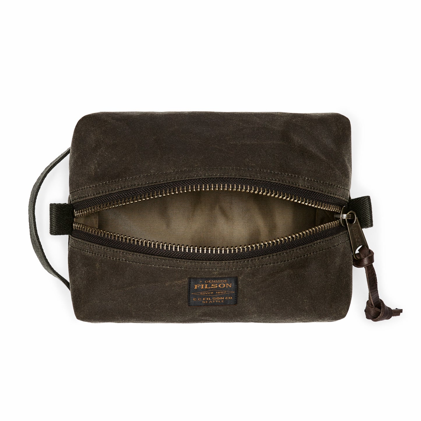 Filson Bags Tin Cloth Dopp Kit - Otter Green