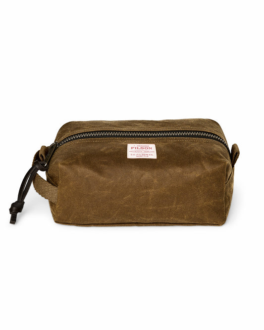 Filson Bags Tin Cloth Dopp Kit - Dark Tan
