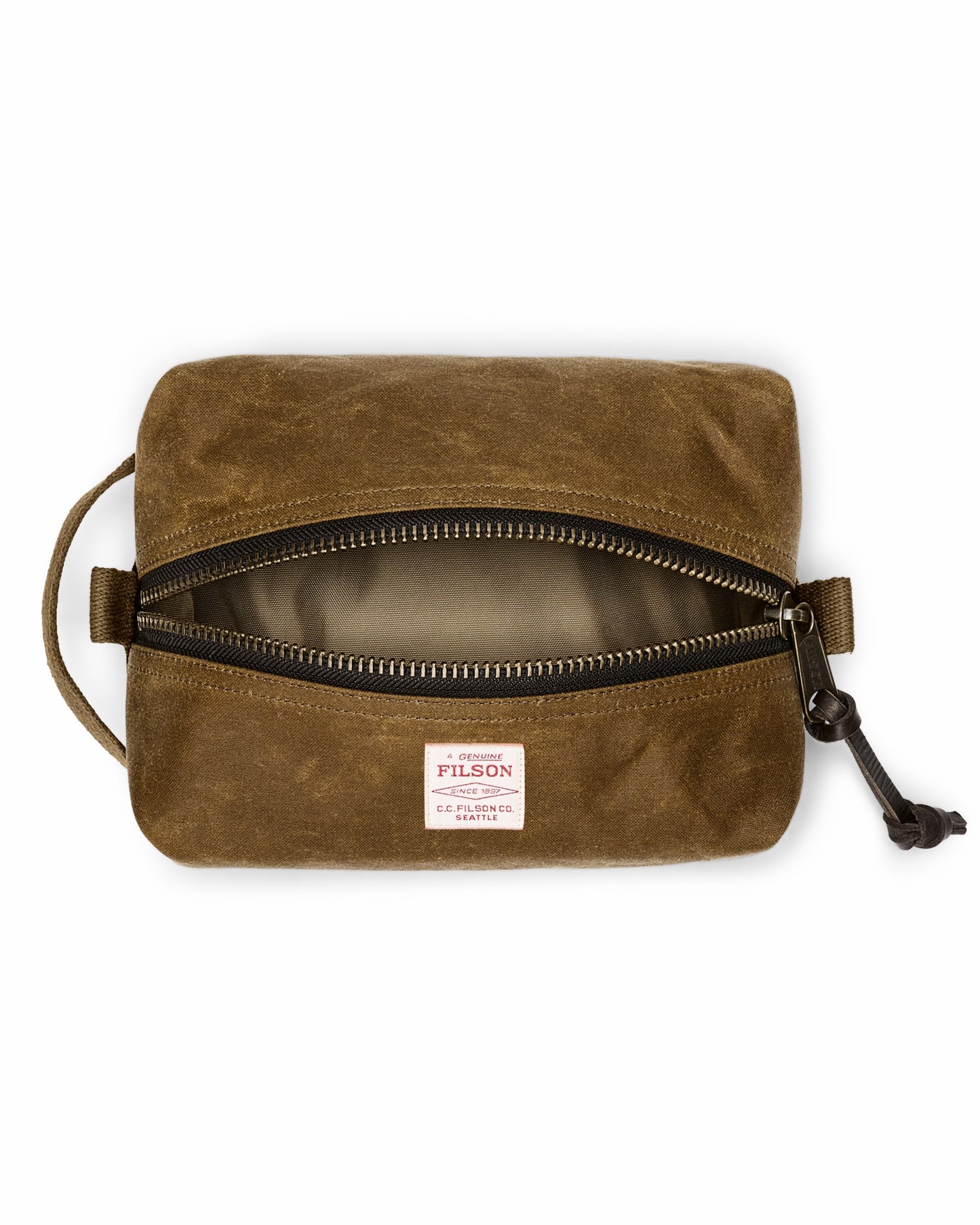 Filson Bags Tin Cloth Dopp Kit - Dark Tan