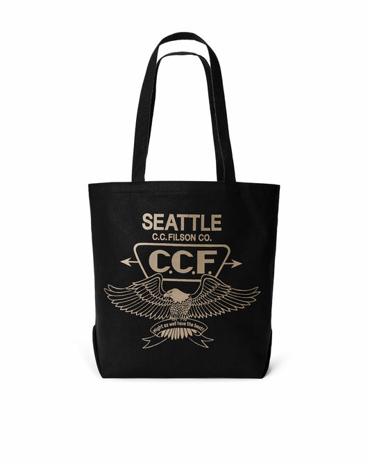 Filson Bags Seattle Graphic Tote Bag - Black