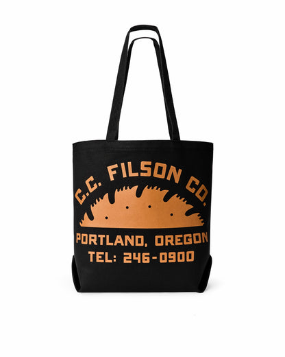 Filson Bags Portland Graphic Tote Bag - Black