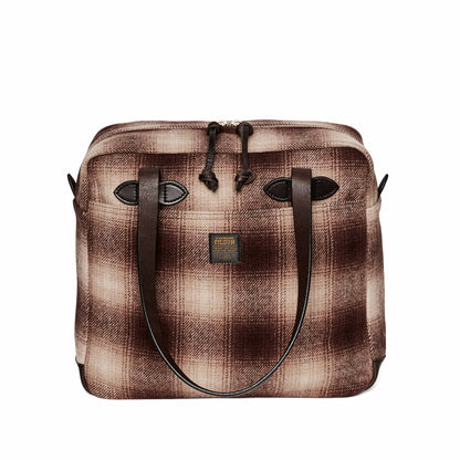 Filson Bags Mackinaw Wool Zipper Tote Bag - Brown / Tan Ombre