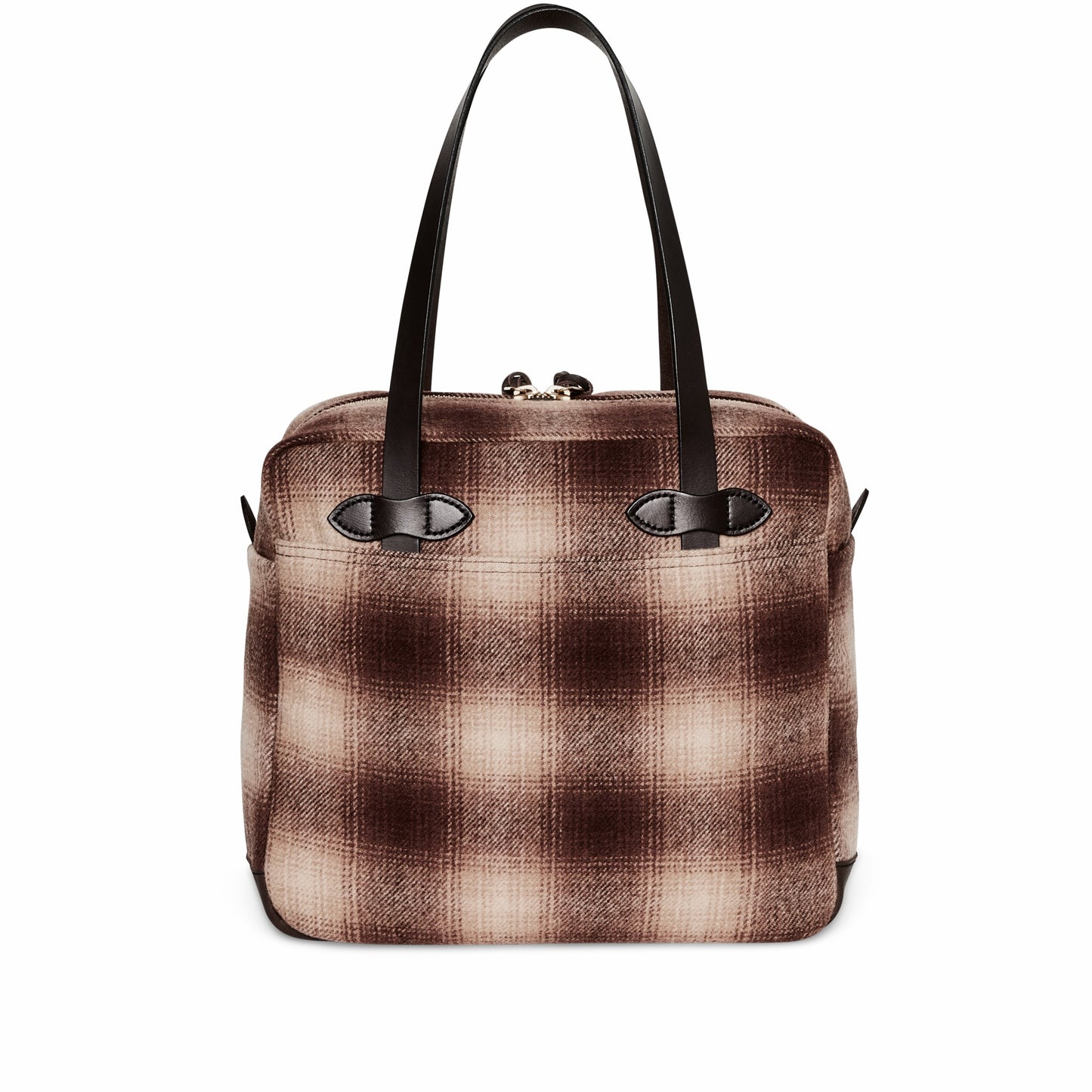 Filson Bags Mackinaw Wool Zipper Tote Bag - Brown / Tan Ombre