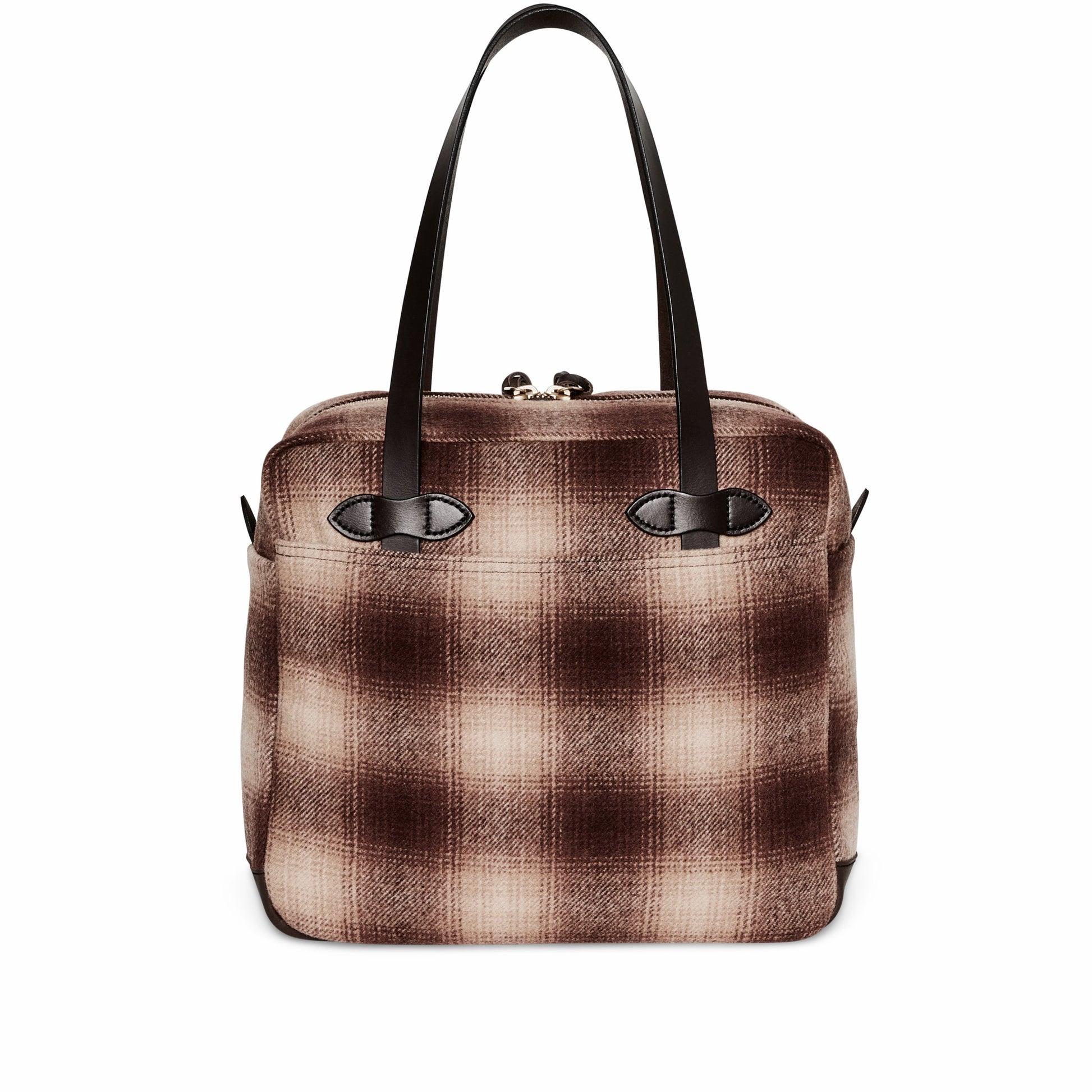 Filson Bags Mackinaw Wool Zipper Tote Bag - Brown / Tan Ombre
