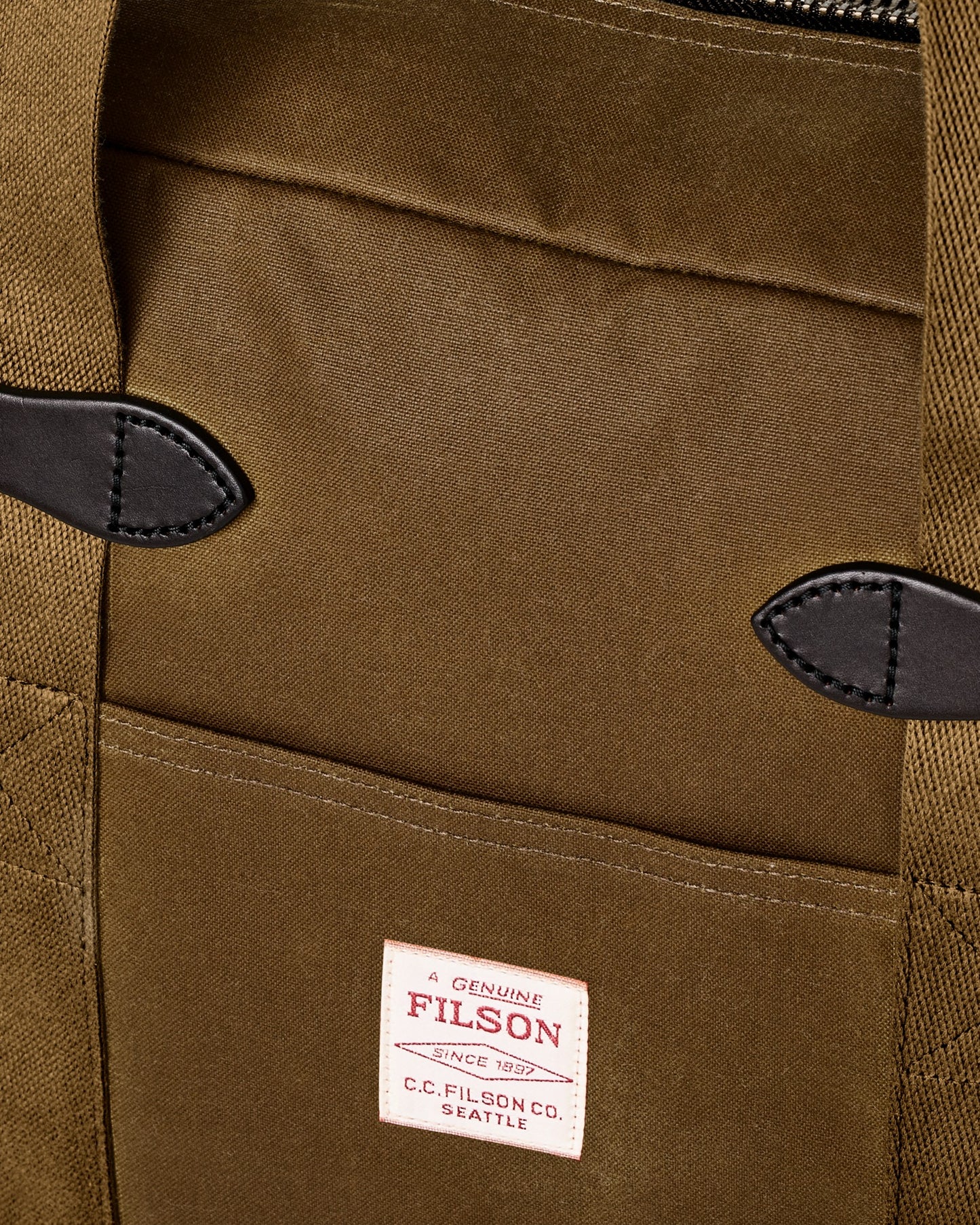 Filson Bags Tin Cloth Zipper Tote Bag