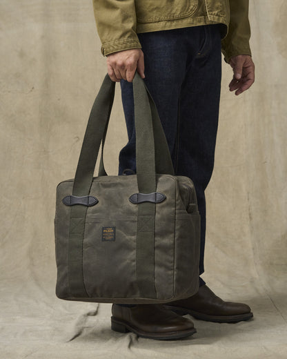Filson Bags Tin Cloth Zipper Tote Bag