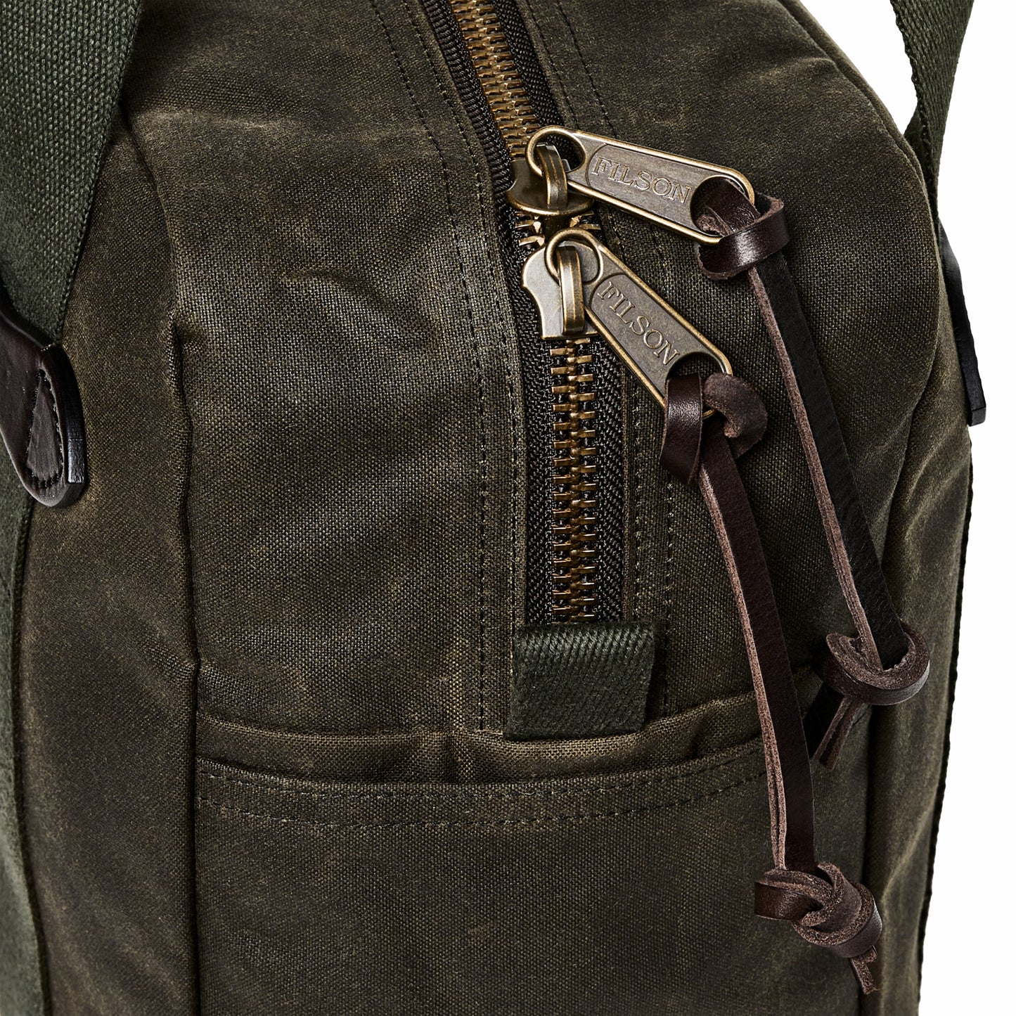 Filson Bags Tin Cloth Zipper Tote Bag
