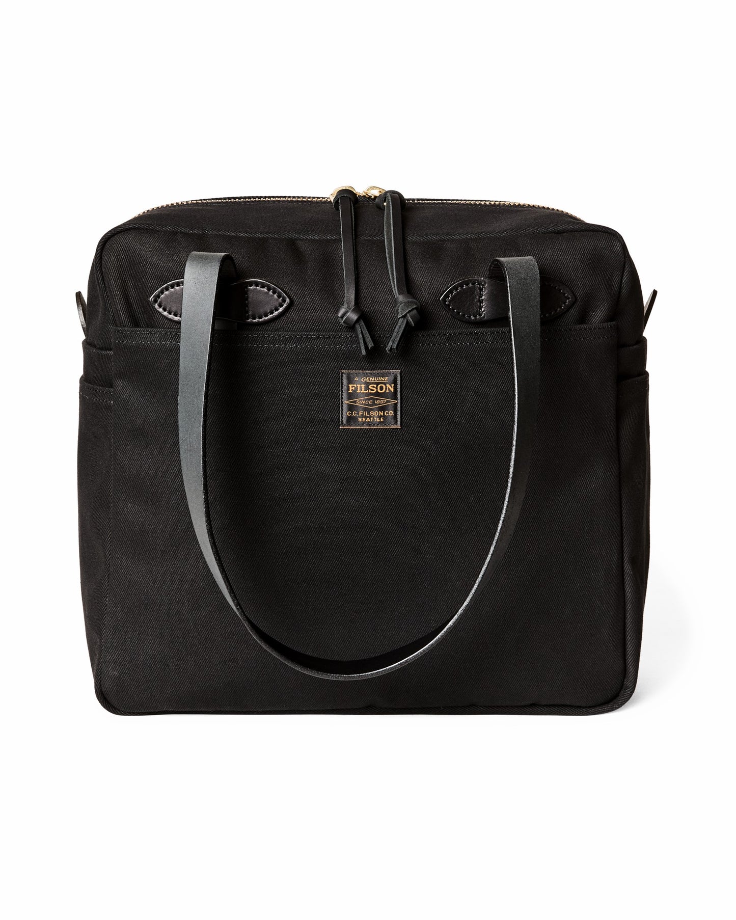 Filson Bags Rugged Twill Zipper Tote Bag - Black
