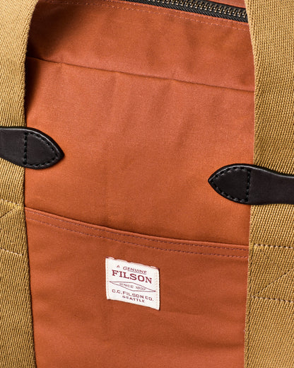 Filson Bags Tin Cloth Zipper Tote Bag