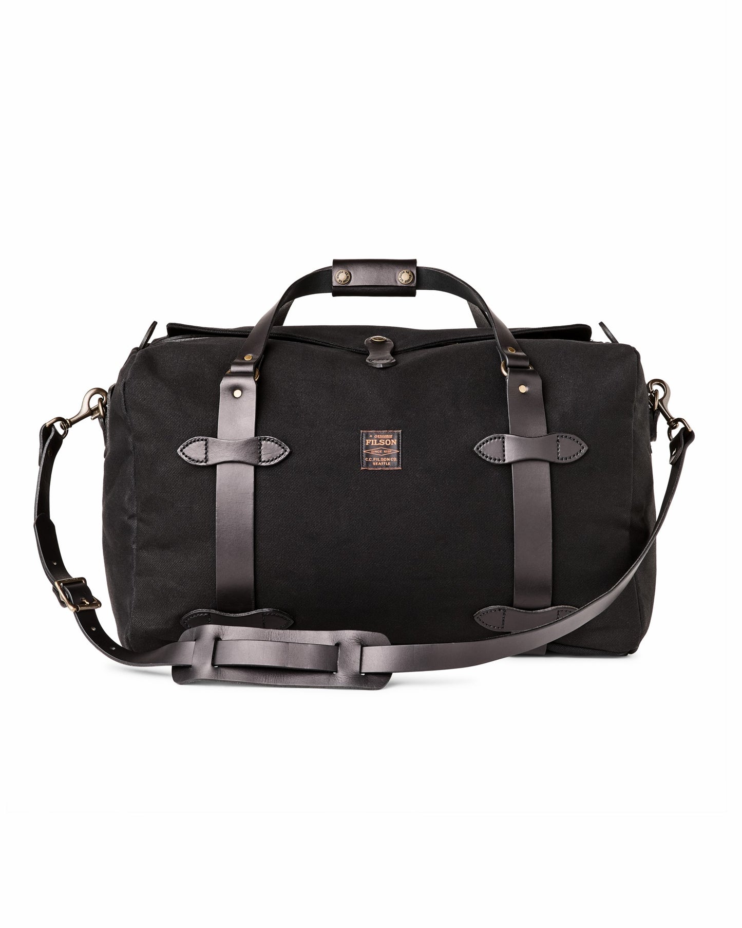Filson Bags Medium Rugged Twill Duffle Bag - Black