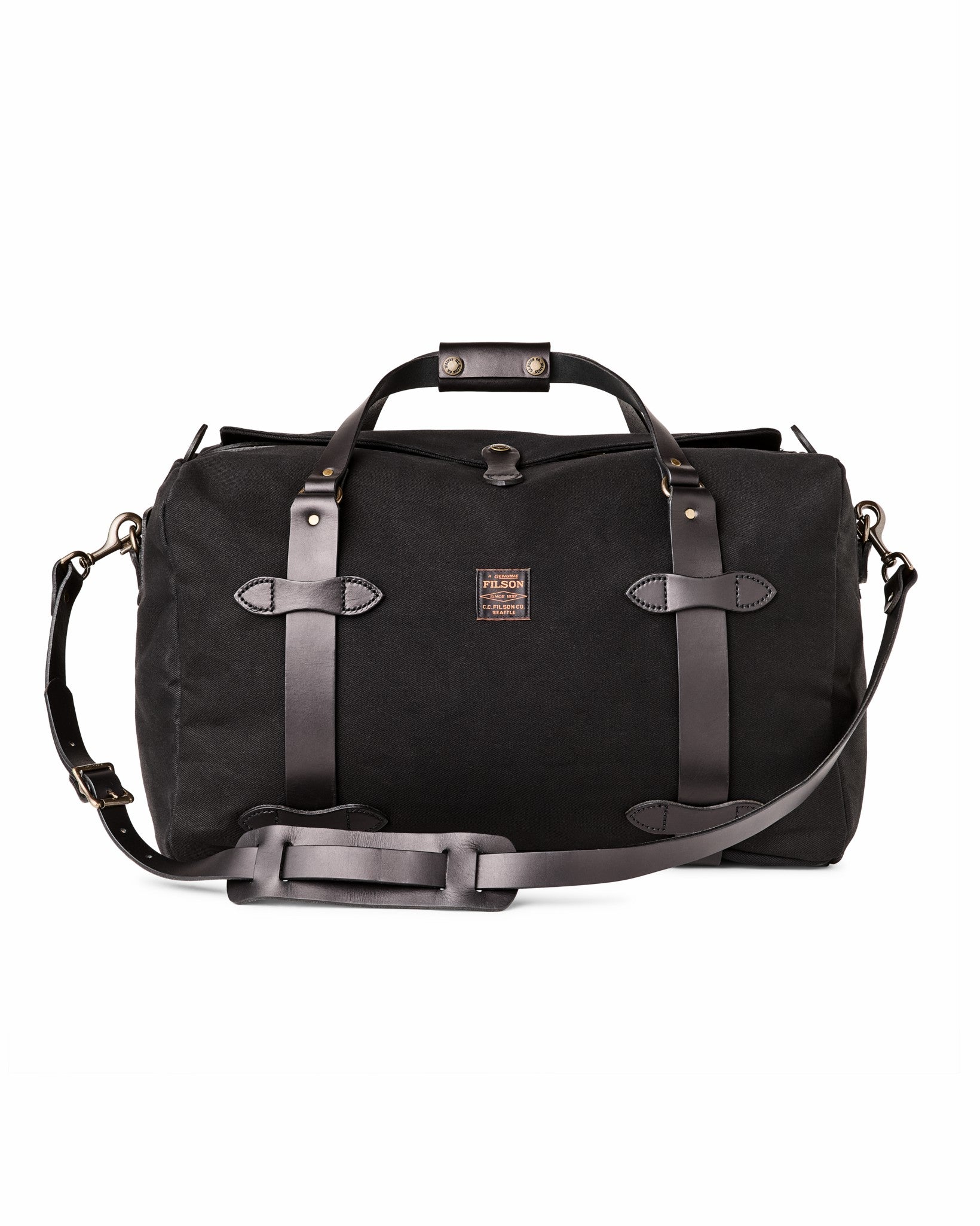 Filson Bags Medium Rugged Twill Duffle Bag - Black