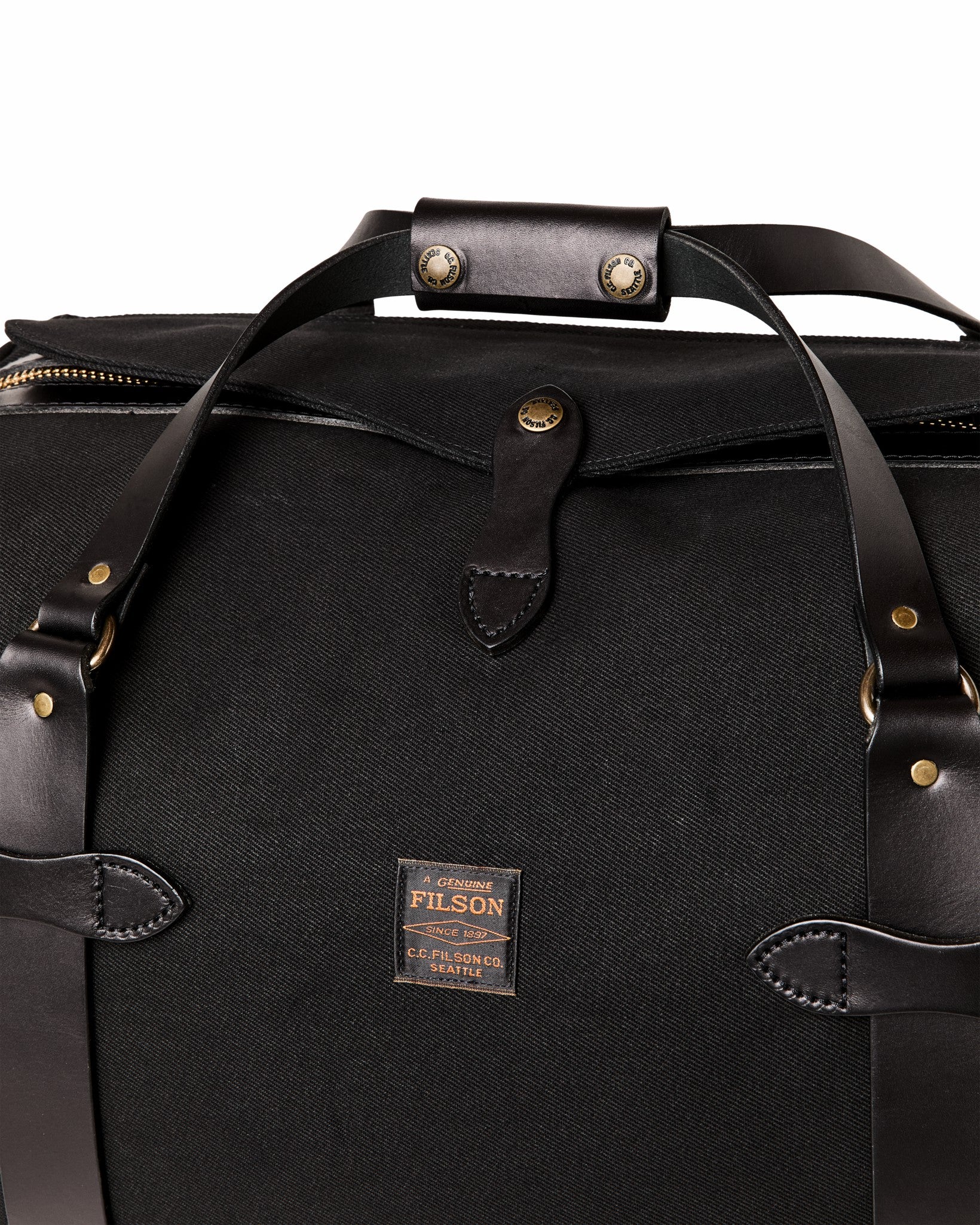 Filson Bags Medium Rugged Twill Duffle Bag - Black