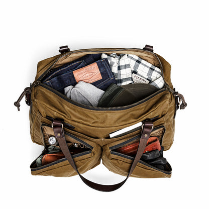 Filson Bags 48 Hour Tin Cloth Duffle Bag - Dark Tan